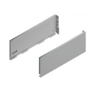 Vionaro steel drawer side H185 NL500 silver grey set PU10 Комплект царг Vionaro сірих лів./прав.