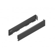 Vionaro steel drawer side H89 NL500 graphite set PU20 Комплект царг Vionaro  графіт лів./прав.
