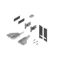 Vionaro Acces. kit inset front Graphite H89 PU 50 аксесуари для фасадного профіля графіт