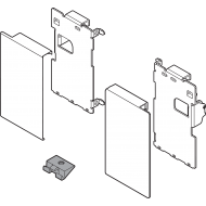 LEGRABOX кріплення передньої панелі, висота M, для внутрішньої шухляди, ліве/праве