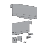Подъемный механизм AVENTOS HK top, комплект заглушек (вкл. кнопка включения для установки в высверле