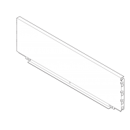LEGRABOX задня стінка із сталі, висота C (193 мм), ВШК=562.5-563.4 мм