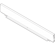 LEGRABOX задня стінка із сталі, висота M (106 мм), ВШК=562.5-563.4 мм