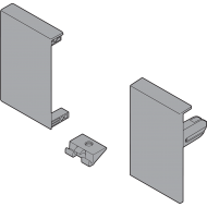 Кріплення передньої панелі внутрішнього ящика ANTARO, висота M л+п, тено сірий