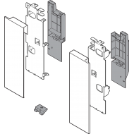 LEGRABOX кріплення фасада, висота C, внутрішній ящик, оріон сірий ліве+прав