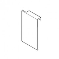 LEGRABOX заглушка для кріплення фасада, висота M, внутрішній ящик, ліва, оріон сірий