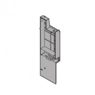 LEGRABOX заглушка для кріплення фасада, високий внутрішній ящик з релінгом, ліва